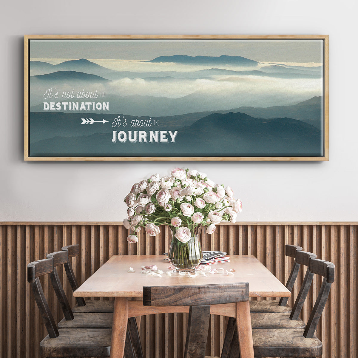 The Journey - Floater Framed Canvas Print