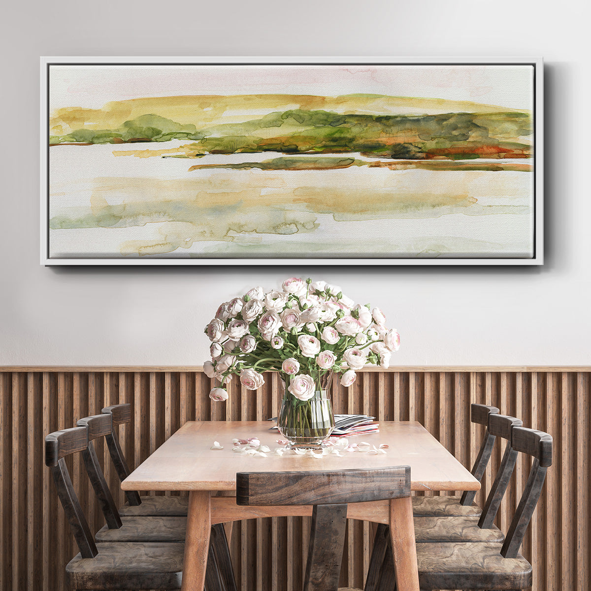 Coastal Morning - Floater Framed Canvas Print
