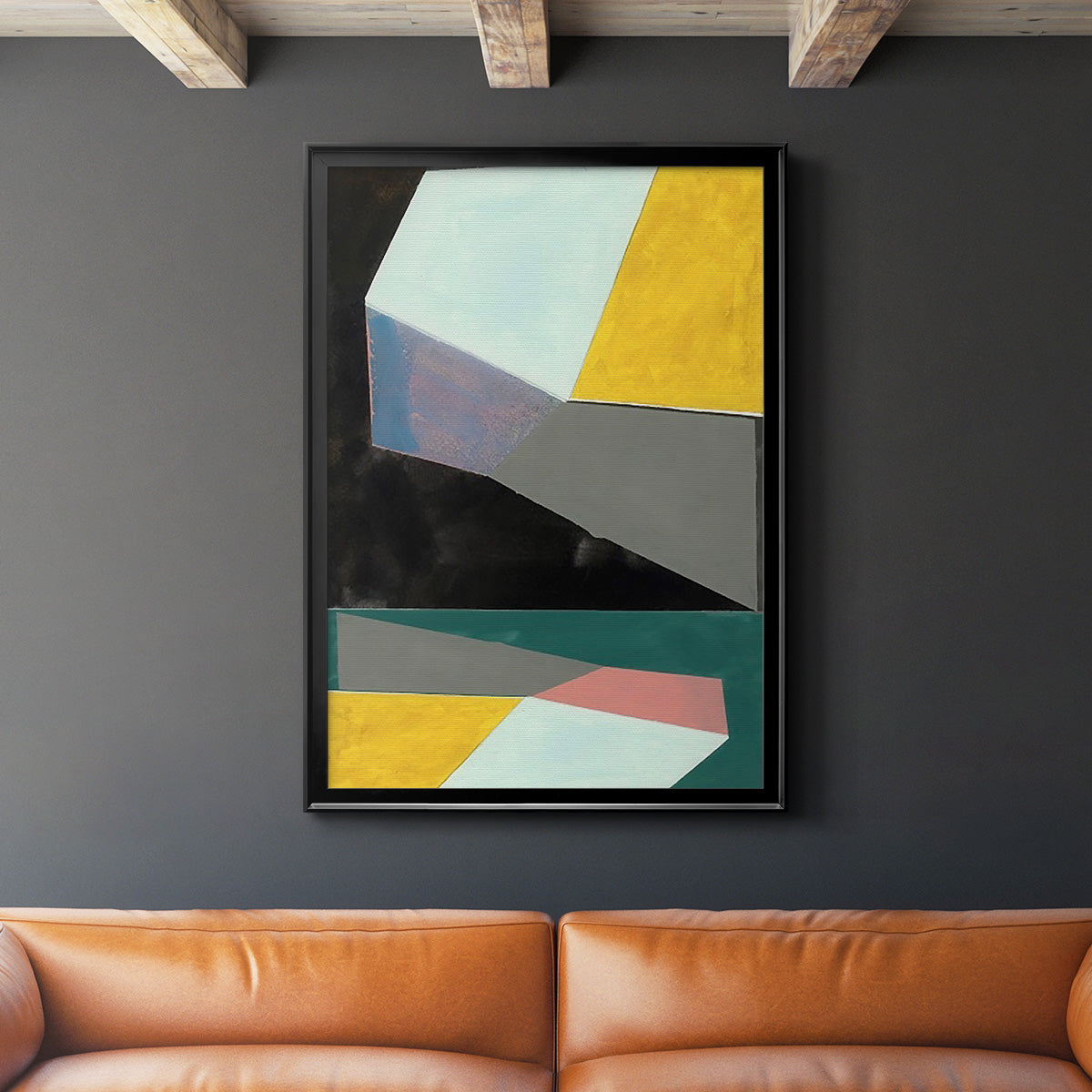 Chop II - Modern Framed Canvas Print