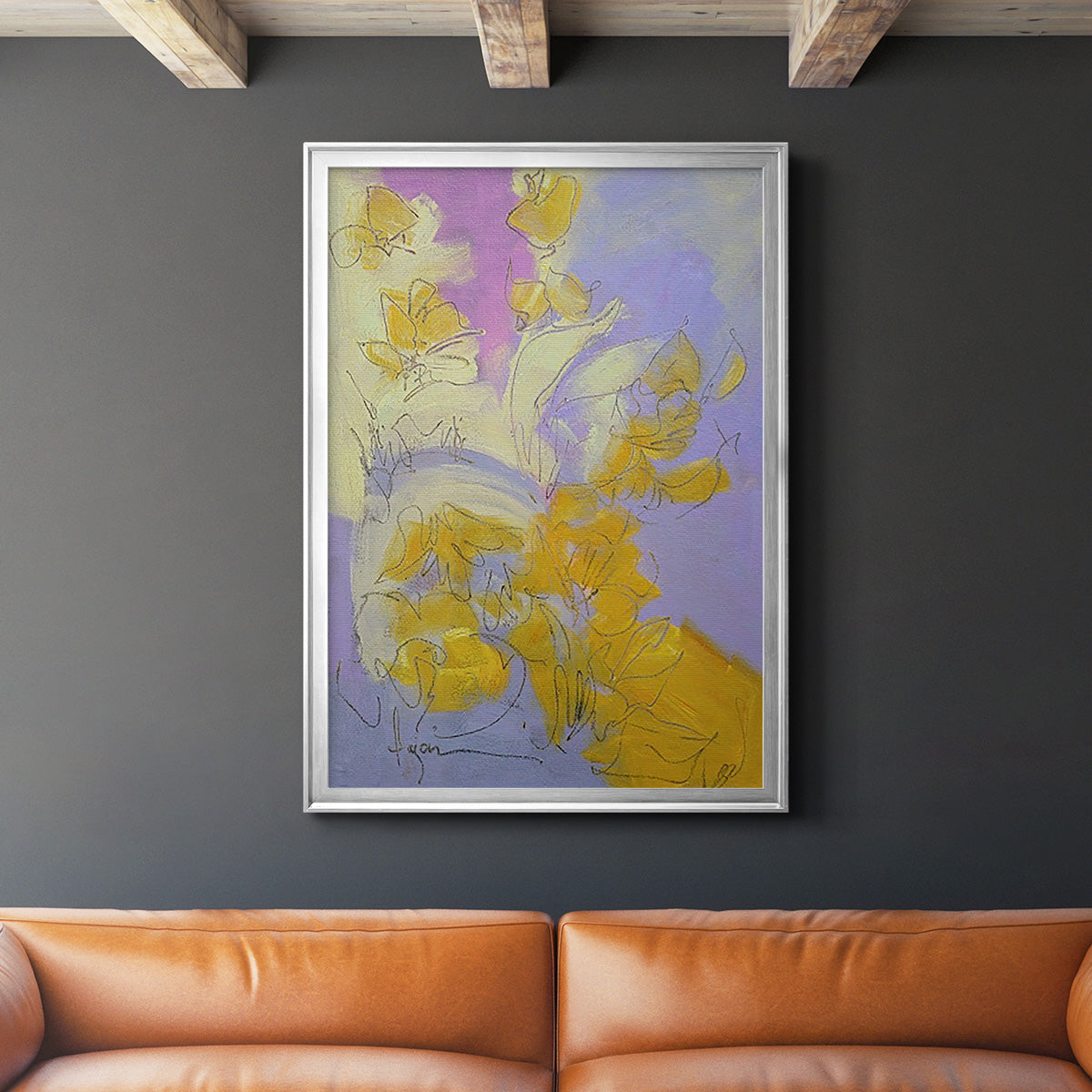 Free Bird - Modern Framed Canvas Print