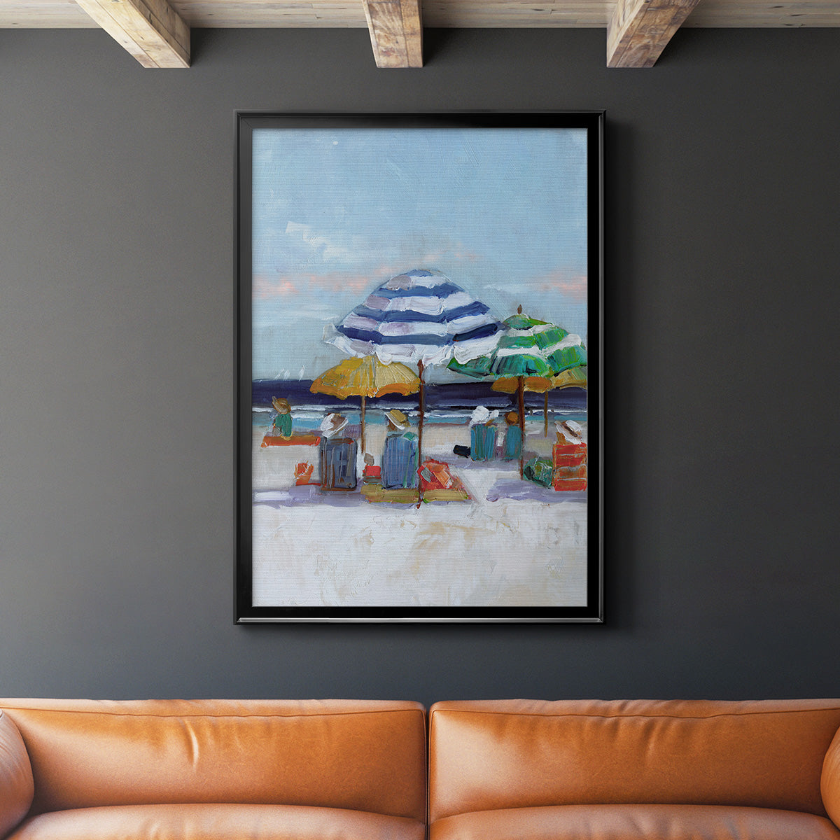 A Day Dream II - Modern Framed Canvas Print