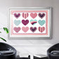 Sweet Valentine Collection A - Modern Framed Art Print