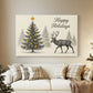 Tinsel-Gold Nativity Carol - Canvas Art Print