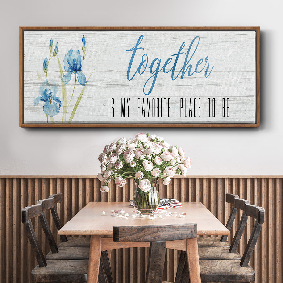 Together - Floater Framed Canvas Print