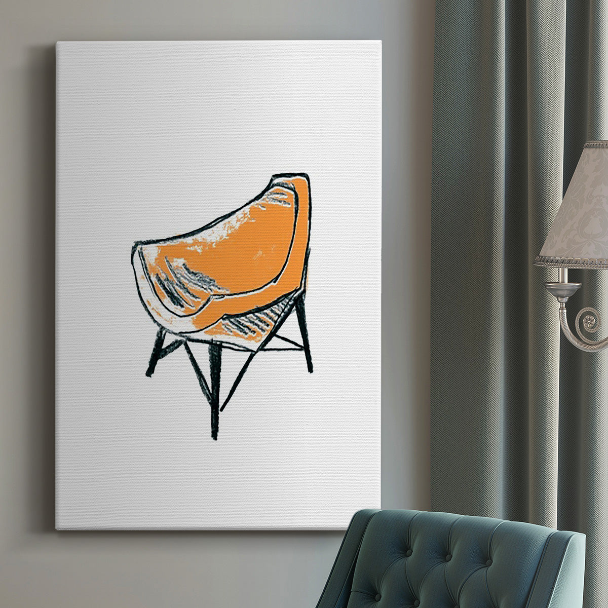 Take a Seat XII Premium Gallery Wrapped Canvas - Ready to Hang