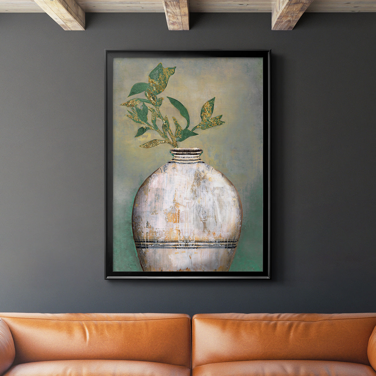 Global Vessel II - Modern Framed Canvas Print