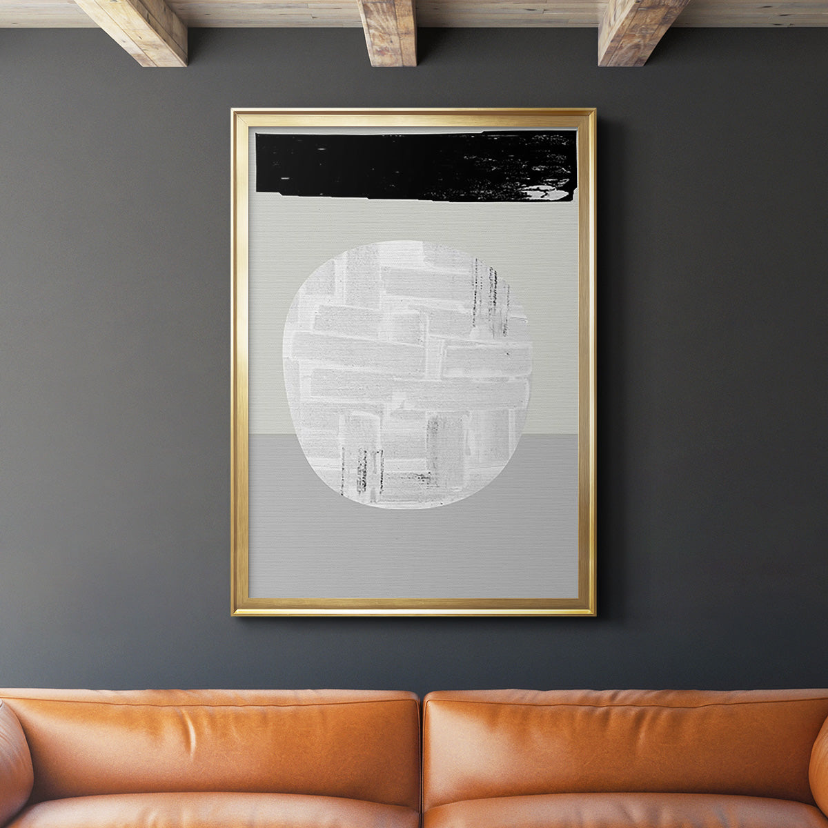 Eggy I - Modern Framed Canvas Print