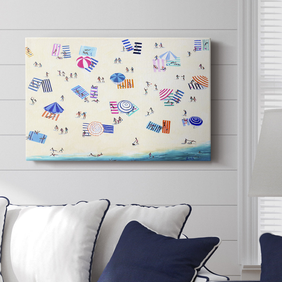 Colorful Beach - Canvas Art Print