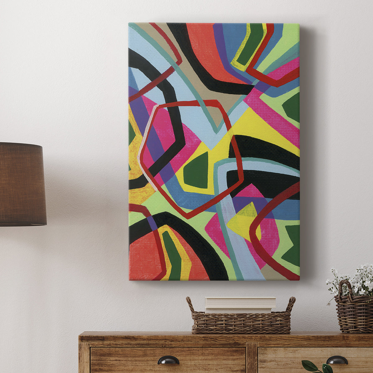 Bold Shape Shift II - Canvas Art Print