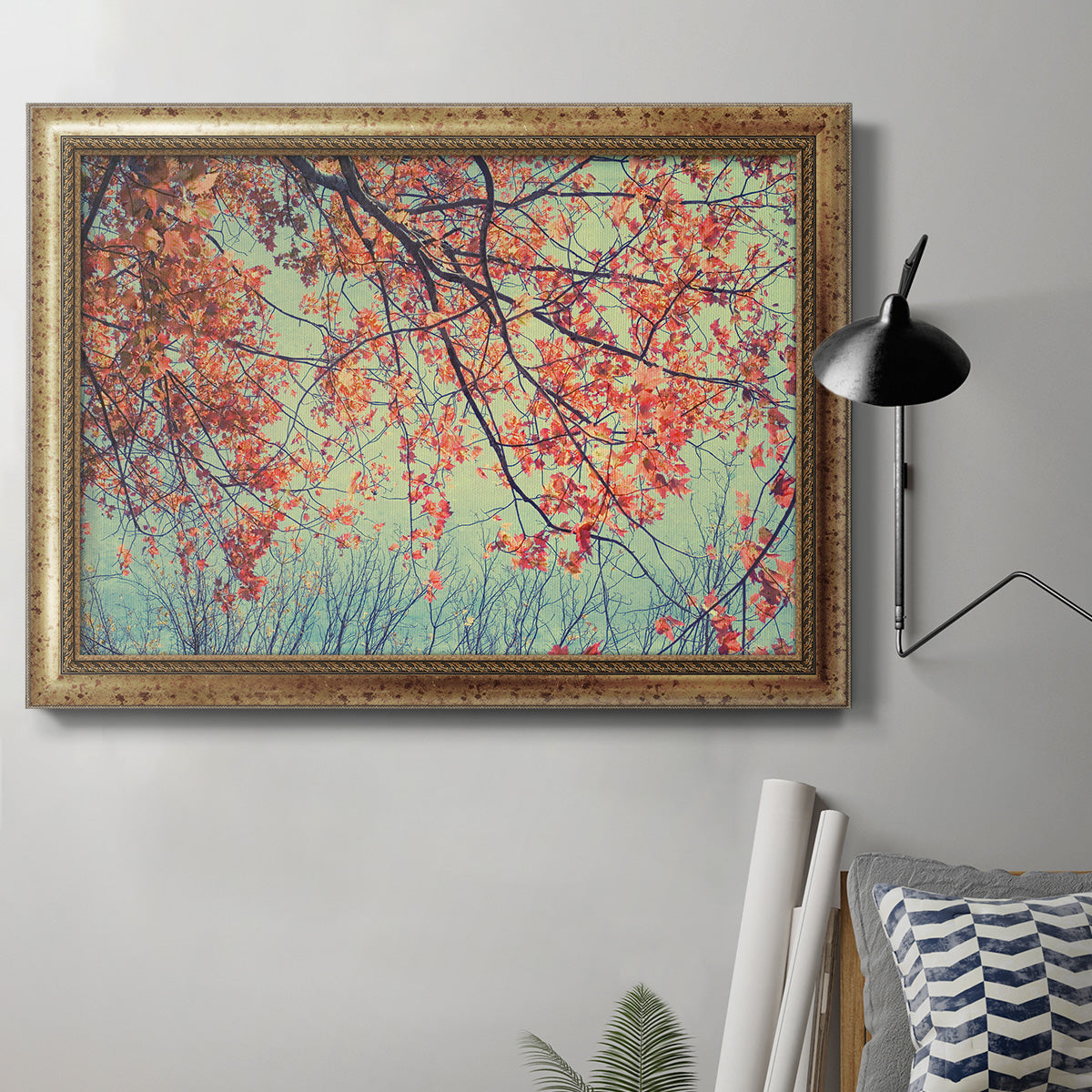 Autumn Tapestry II Premium Framed Canvas- Ready to Hang