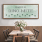 Dinomite - Floater Framed Canvas Print