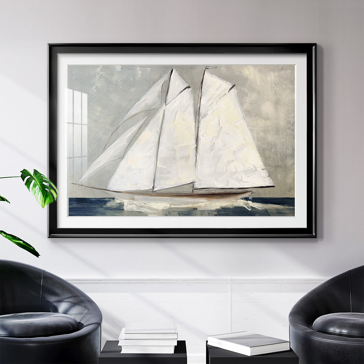 Setting Sail - Modern Framed Art Print