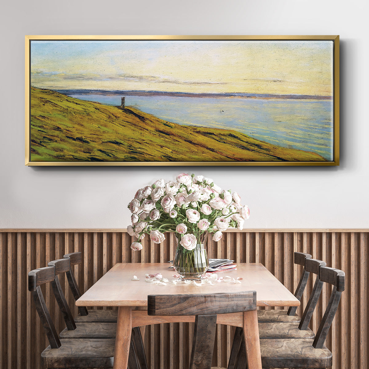 Sainte-Adresse, View Across the Estuary - Floater Framed Canvas Print