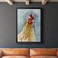 Chicken Portrait II - Modern Framed Canvas Print