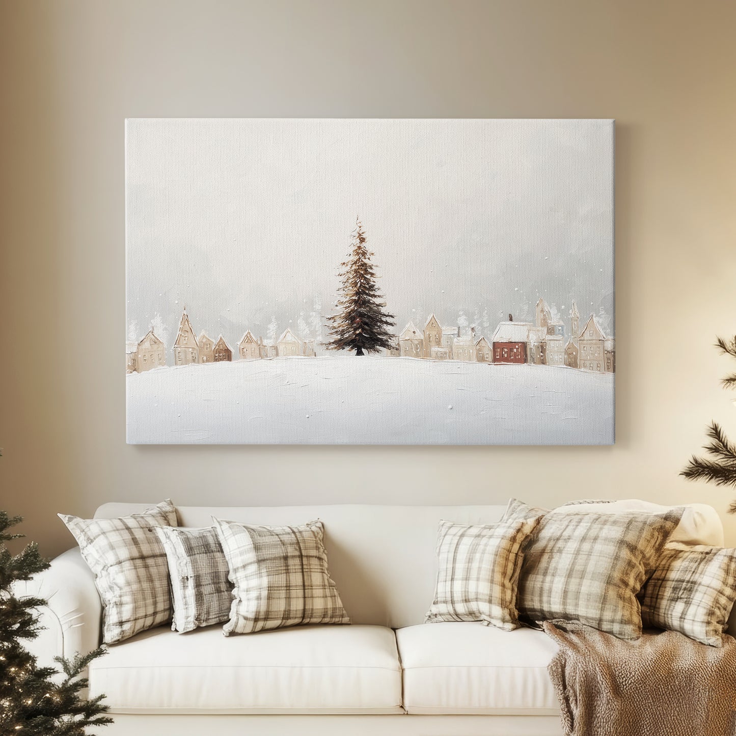 Silver Silence of Eve - Canvas Art Print