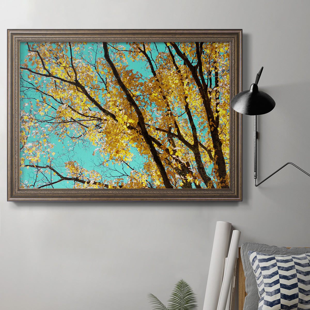 Autumn Tapestry IV Premium Framed Canvas- Ready to Hang