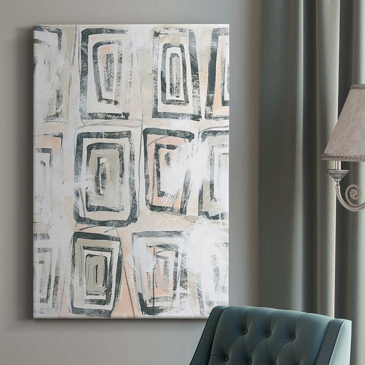 Sand Glyphs IV Premium Gallery Wrapped Canvas - Ready to Hang