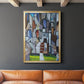 Chicago Grant Park - Modern Framed Canvas Print
