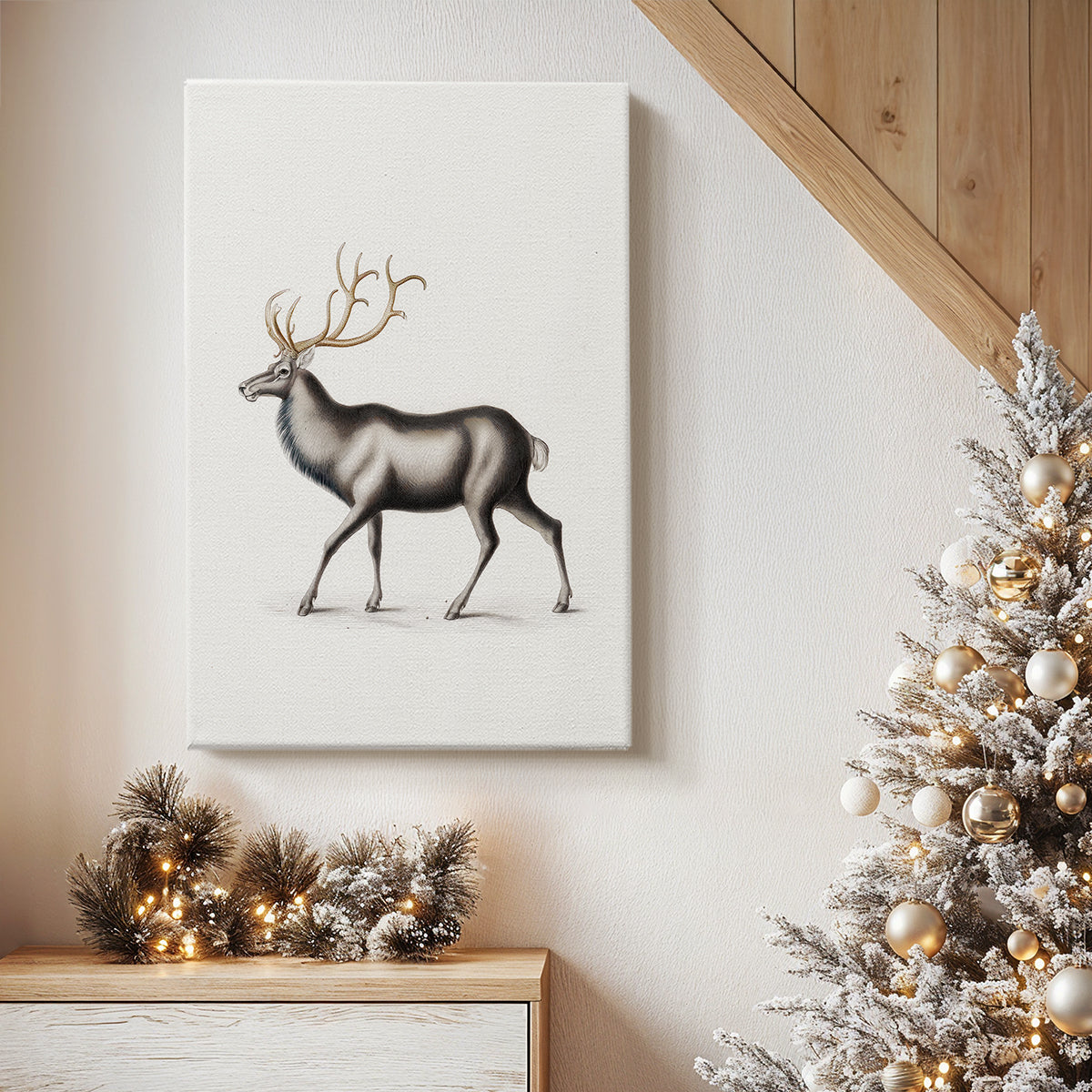 Pearled Chapel Carol - Canvas Art Print