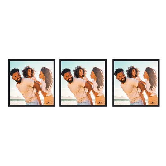 Set of 3 Restickable Custom Framed Photos - 12" x 12"