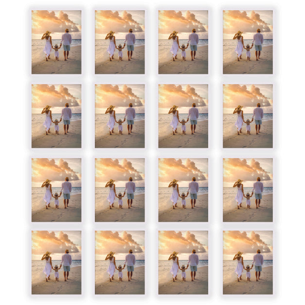 Set of 16 Restickable Custom Framed Photos - 11" x 14"