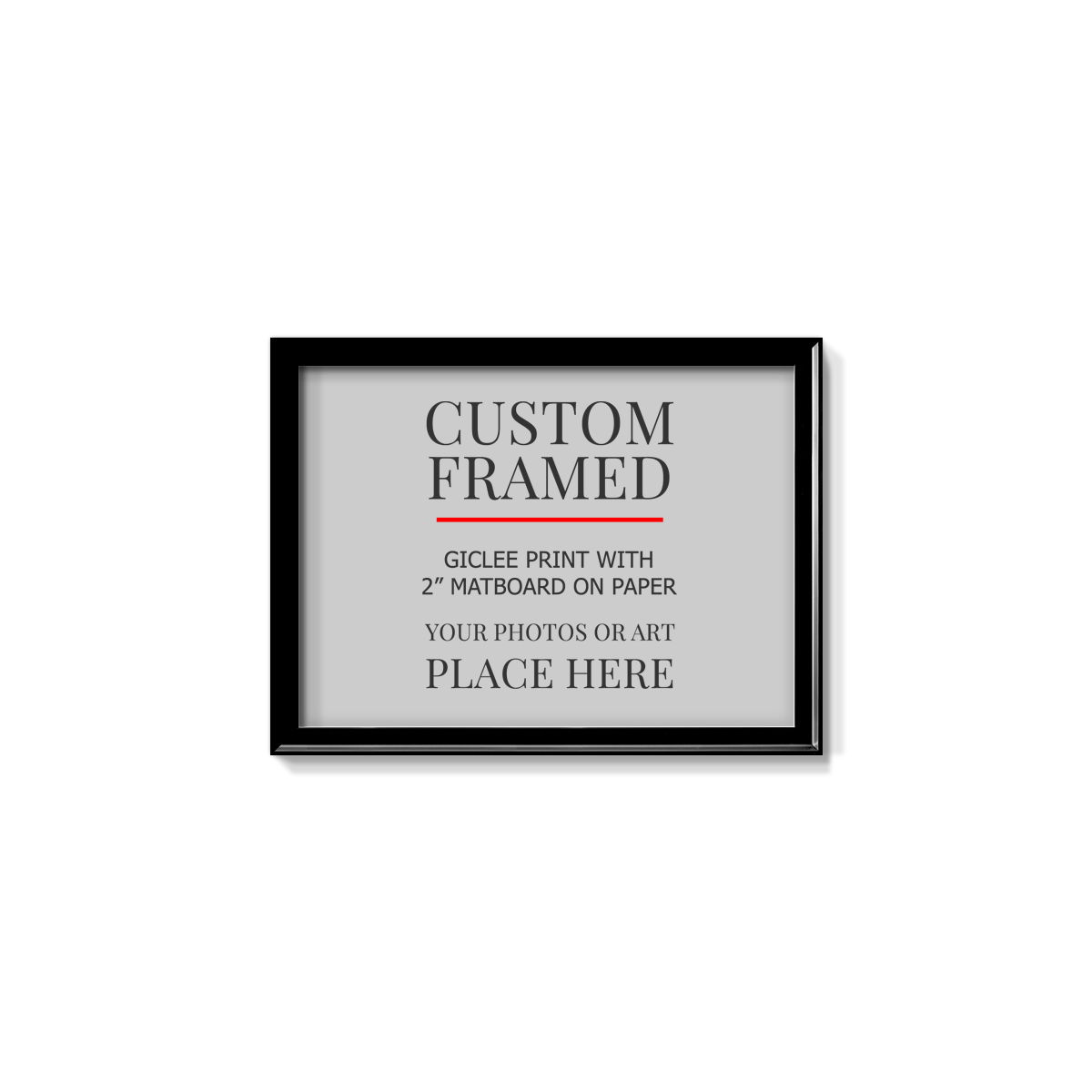 Modern Custom Framed Canvas