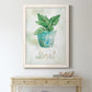 Potted Basil - Barnwood Framed Canvas Print