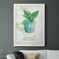 Potted Basil - Barnwood Framed Canvas Print