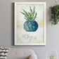 Potted Thyme - Barnwood Framed Canvas Print