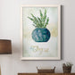 Potted Thyme - Barnwood Framed Canvas Print