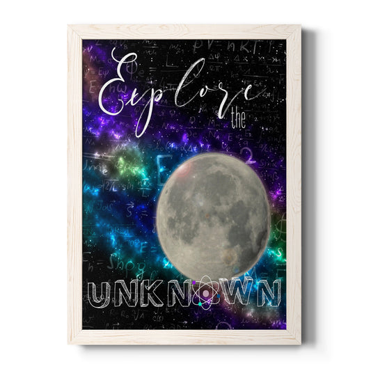 Explore - Barnwood Framed Canvas Print