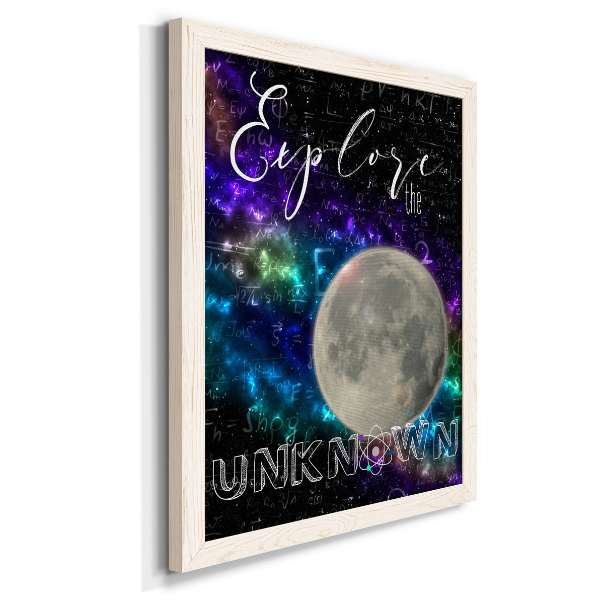Explore - Barnwood Framed Canvas Print