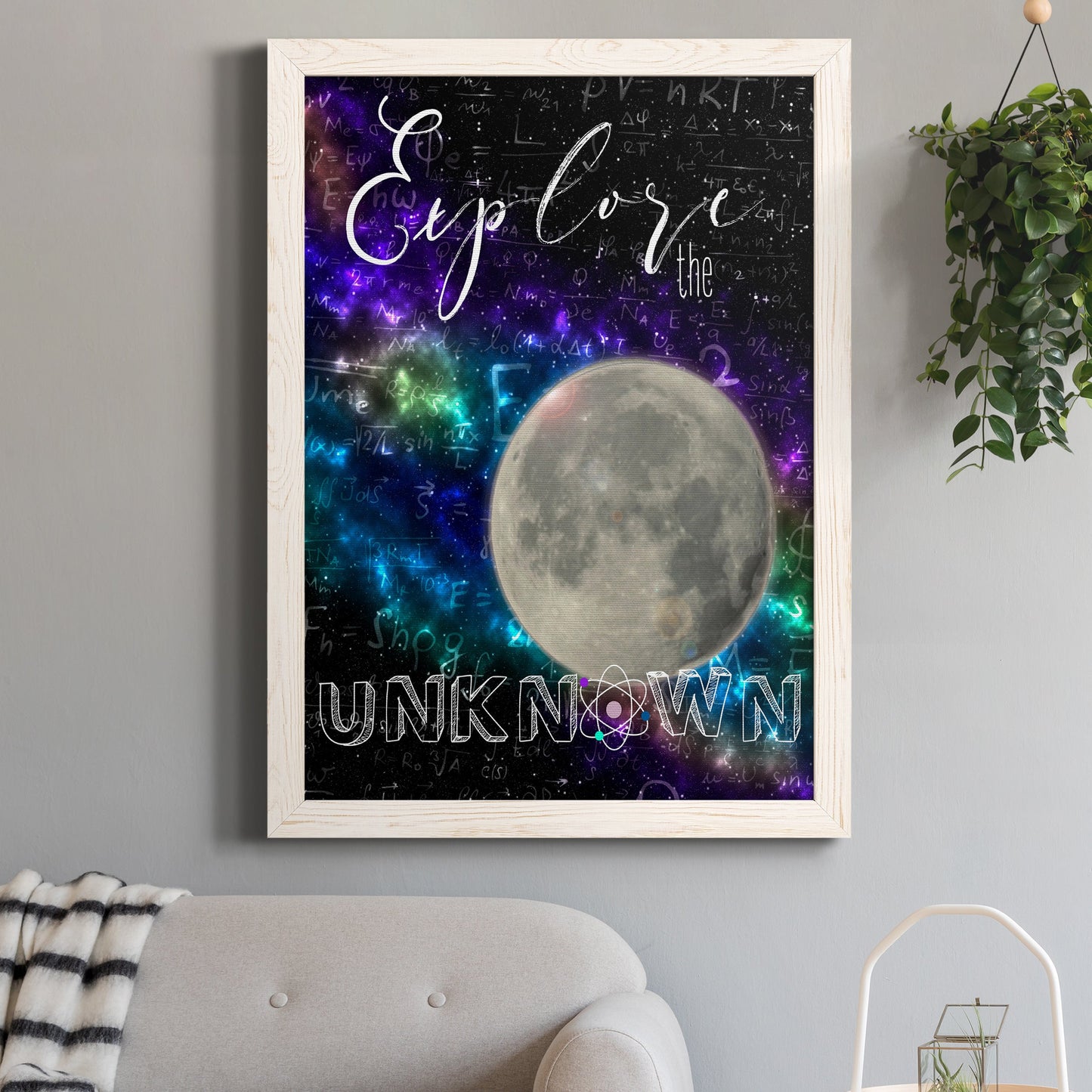 Explore - Barnwood Framed Canvas Print