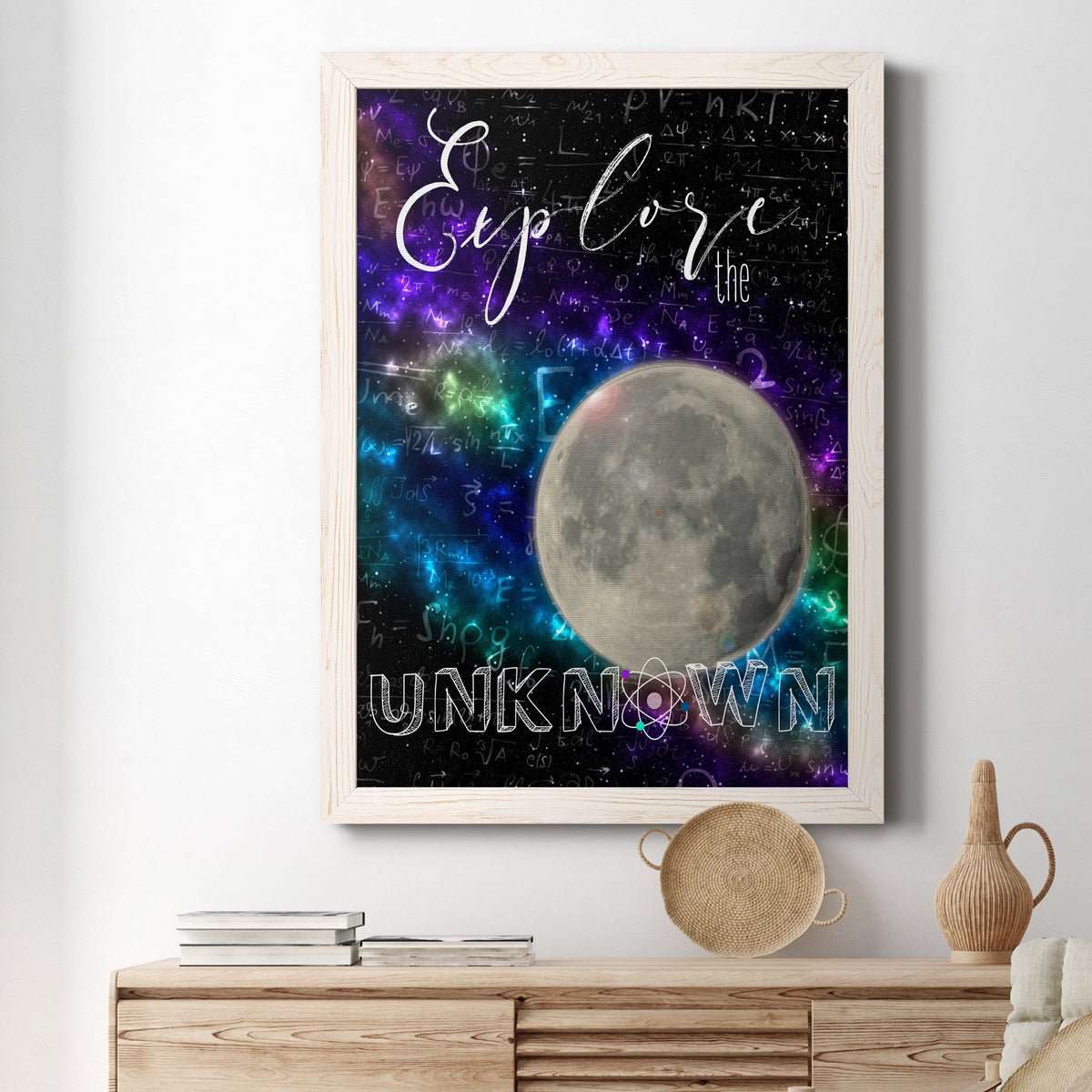 Explore - Barnwood Framed Canvas Print