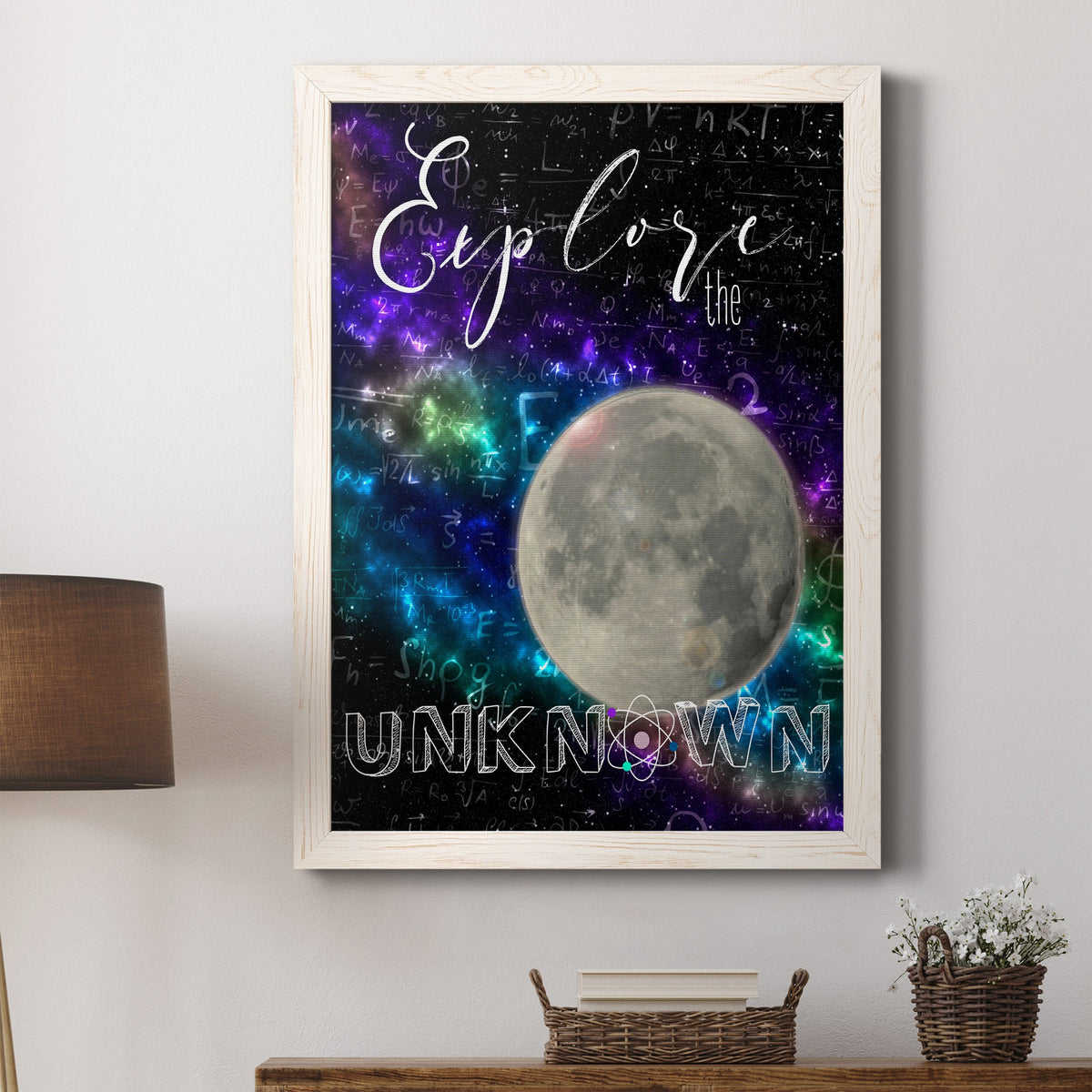 Explore - Barnwood Framed Canvas Print
