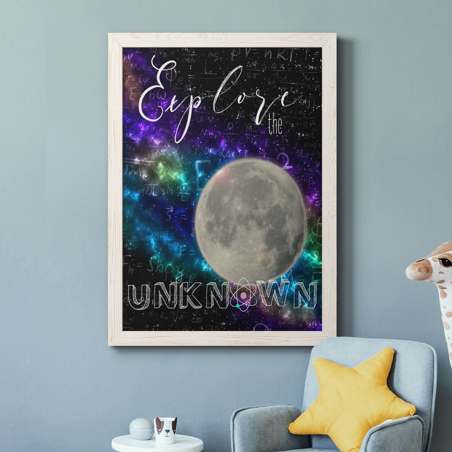 Explore - Barnwood Framed Canvas Print