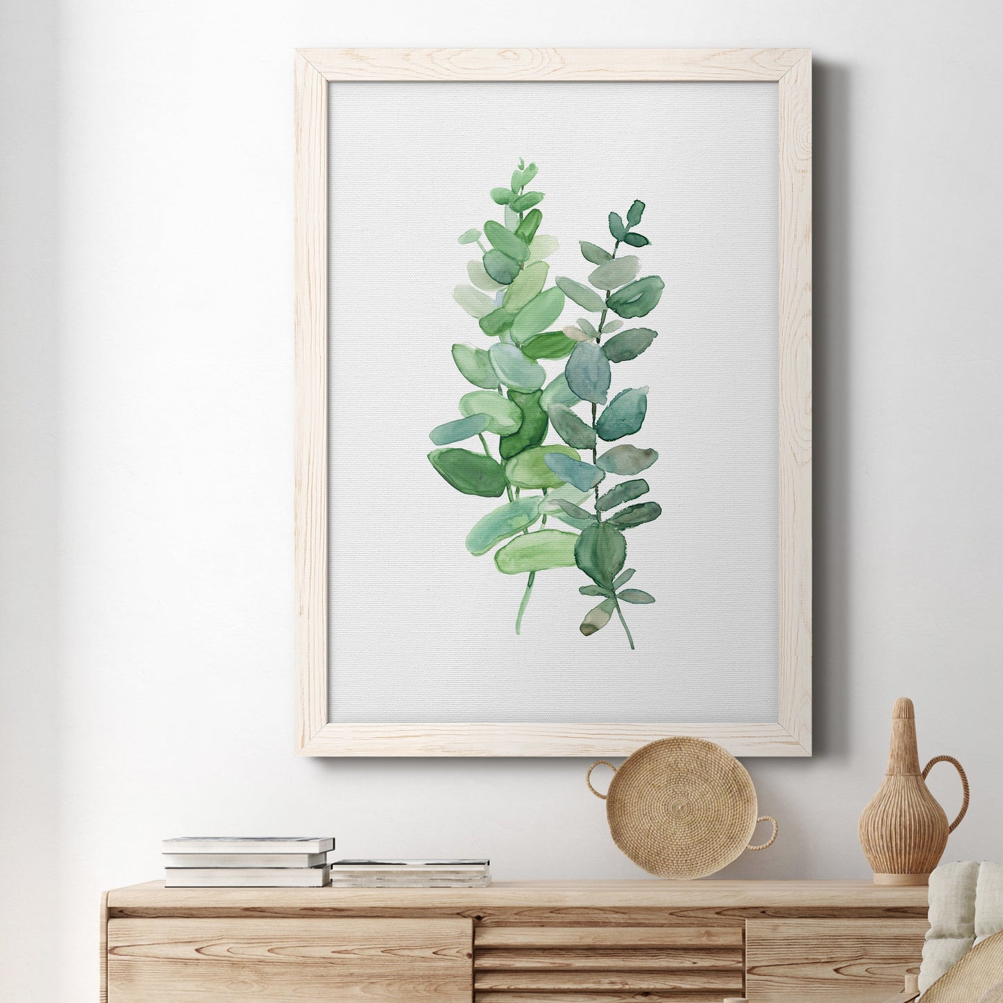 Eucalyptus II - Barnwood Framed Canvas Print