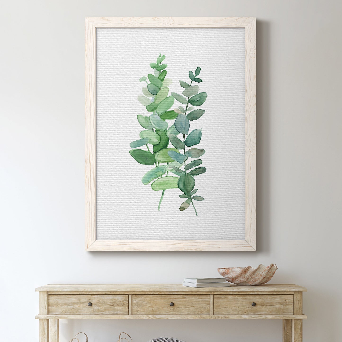 Eucalyptus II - Barnwood Framed Canvas Print