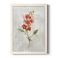 Linen Sweet Pea - Barnwood Framed Canvas Print