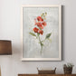Linen Sweet Pea - Barnwood Framed Canvas Print