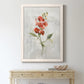 Linen Sweet Pea - Barnwood Framed Canvas Print