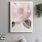 Blush Bloom I - Barnwood Framed Canvas Print