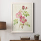 Dusty Rose I - Barnwood Framed Canvas Print
