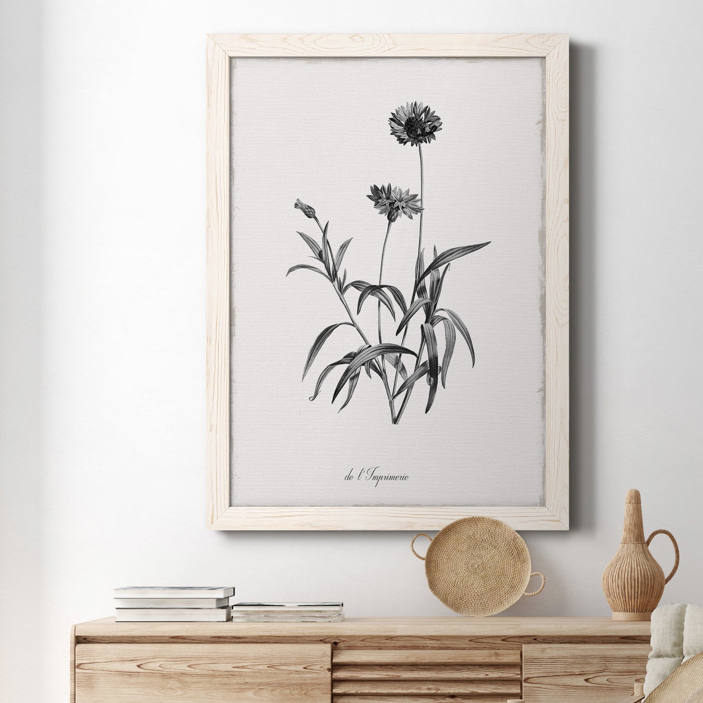 Simply Imperial - Barnwood Framed Canvas Print