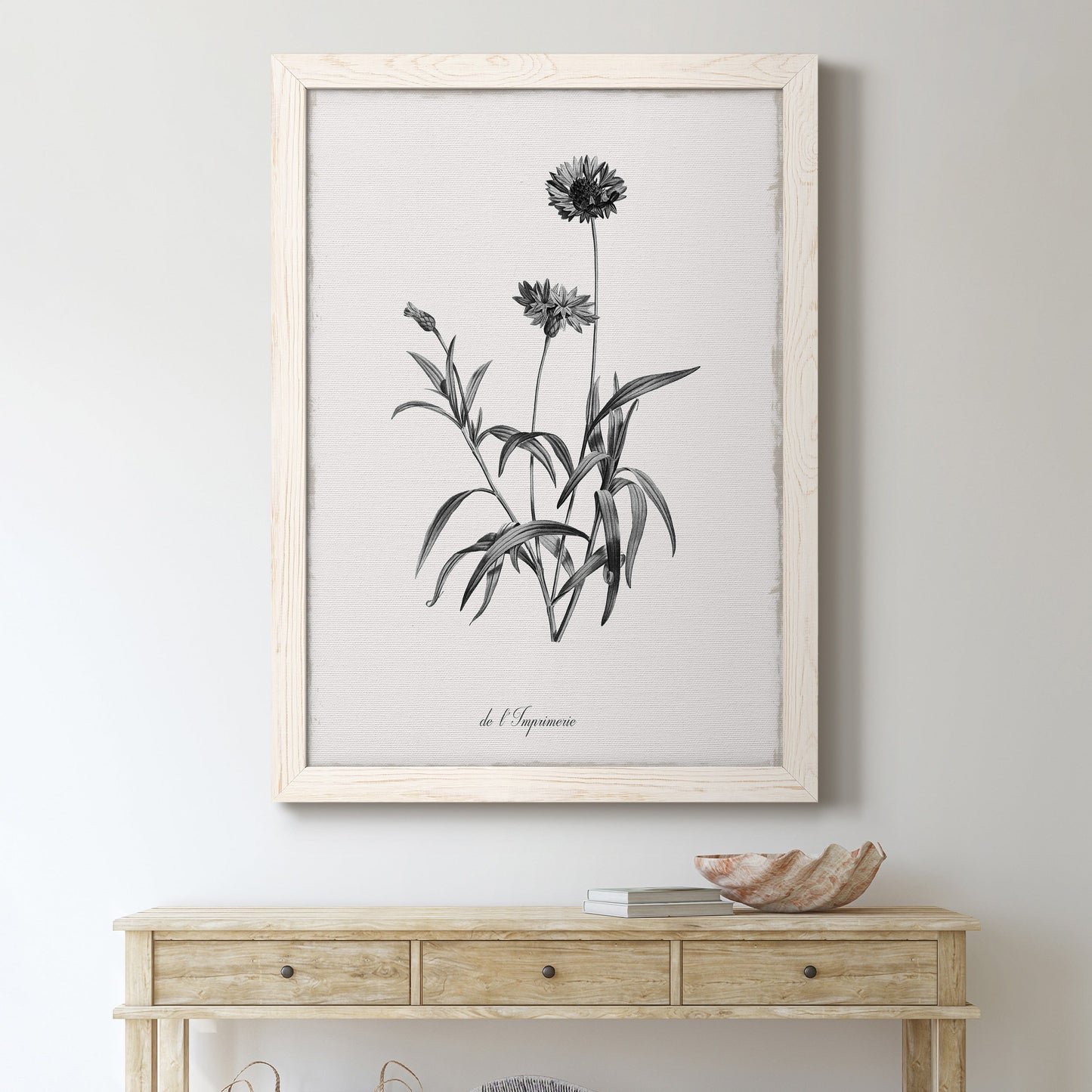 Simply Imperial - Barnwood Framed Canvas Print