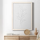 Botanical Gesture VI - Barnwood Framed Canvas Print
