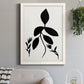 Silhouette Garden I - Barnwood Framed Canvas Print