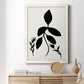Silhouette Garden I - Barnwood Framed Canvas Print