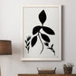 Silhouette Garden I - Barnwood Framed Canvas Print