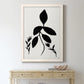 Silhouette Garden I - Barnwood Framed Canvas Print